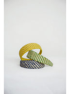 Handwoven Bamboo Hairband – Eco-Friendly Woven Headband in Colorful Styles