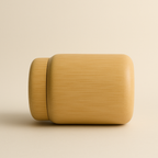 Round bamboo jar